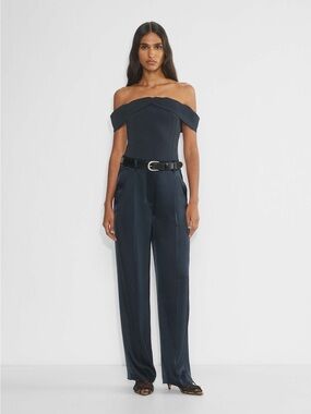Aritzia The Effortless Pant™ Satin - dark night navy